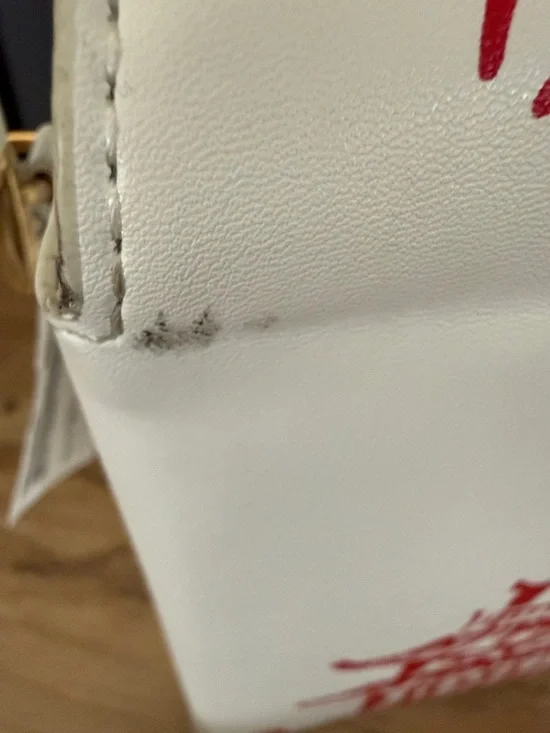 Chinese Takeout Container White Shoulder /Crossbody Bag - Picture 4 of 5